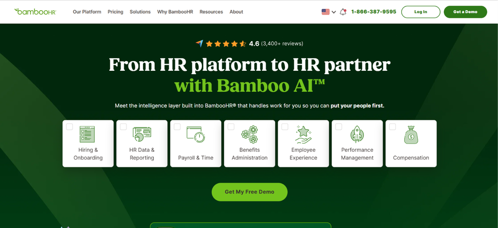 BambooHR sebagai HRIS untuk mengelola hiring, onboarding, performance management, compensation, dan employee experience