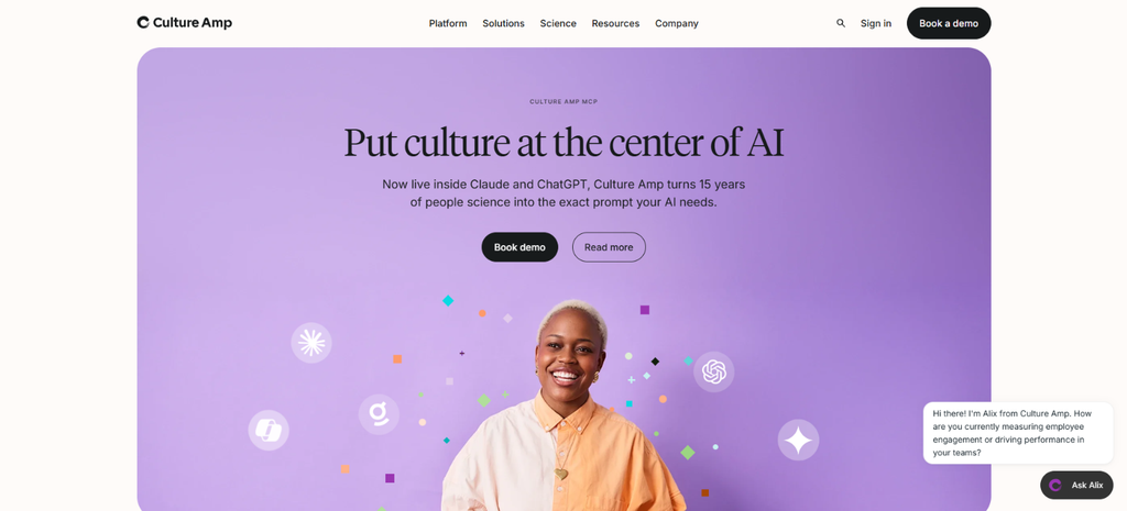 Culture Amp sebagai employee engagement platform untuk mengukur engagement, feedback, dan employee experience